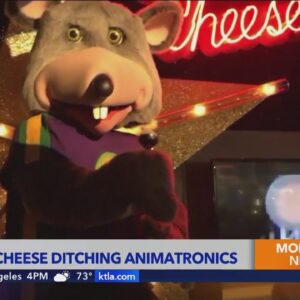Chuck E. Cheese is getting rid of its animatronic bands, except here