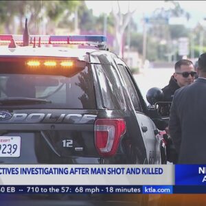 Detectives investigating shooting death of man in Montebello