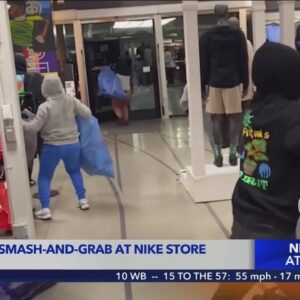 Flash mob robbers hit Nike store in South L.A.