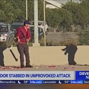 Flower vendor stabbed six times by attacker in South L.A.