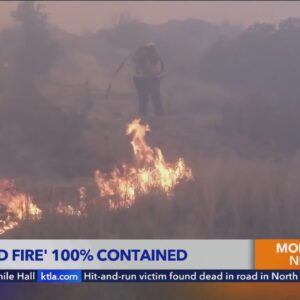 Highland Fire in Riverside County completely contained