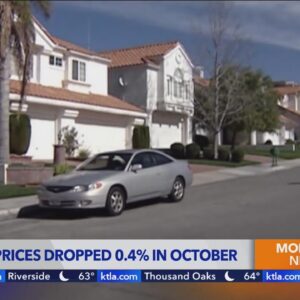 Home prices starting to fall in parts of Southern California