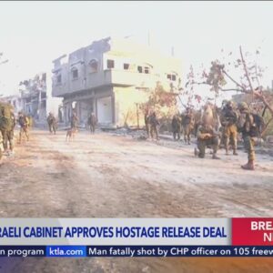 Israeli Cabinet approves cease-fire with Hamas including release of hostages