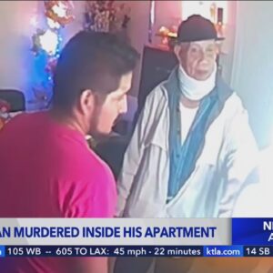 Video captures elderly man killed by transient inside Garden Grove home