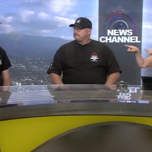 Local fire captains visit the Morning News to preview Stachefest with 805 firefighters