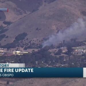Lizzie Fire in San Luis Obispo burned 124 acres and is now 95% contained