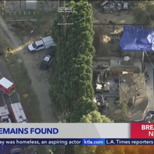 LAPD searching for human remains in the San Fernando Valley