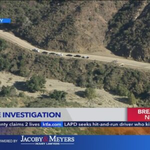 Homicide investigation underway after man's body found near Santa Clarita