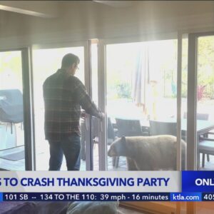 Monrovia family barely avoids unwanted Thanksgiving guest