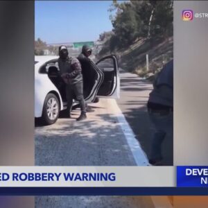 O.C. law enforcement warning motorists of crash-and-grab robberies