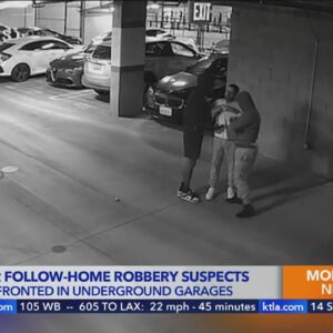 Repeat offender involved in follow-home robbery seen on video, police say