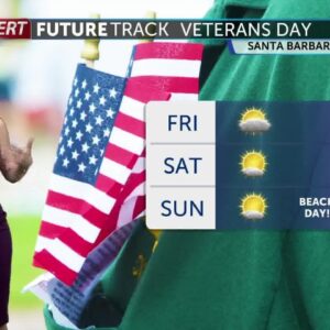 Pleasant Veterans Day Weekend, changes next week