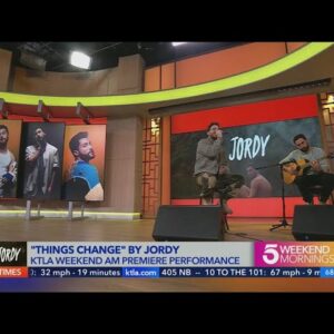 Pop star JORDY performs new single, "things change"