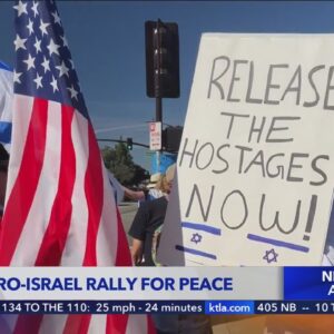 Pro-Israeli rally for peace held in Thousand Oaks
