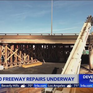 10 Freeway Fire: Crews completely clear hazardous materials 2 days ahead of schedule