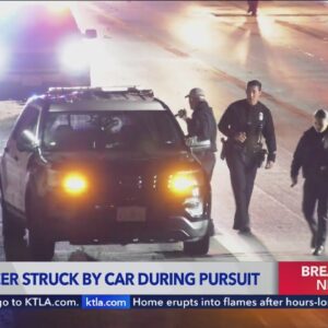 Officers injured in pursuit crash on 57 Freeway; NB lanes closed in Fullerton