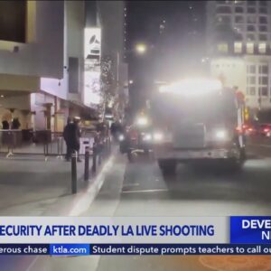 Stepped up security after fatal L.A. Live shooting