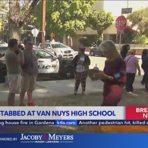 Students stabbed at Van Nuys High School