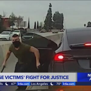 Victims of Tesla road rage driver upset with L.A. County District Attorney