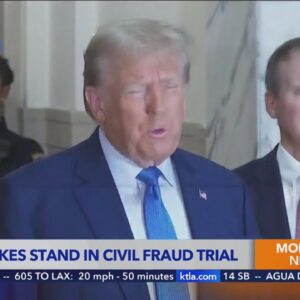 Trump testifies in New York fraud trial with business empire at stake