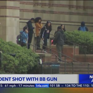UCLA student shot with BB gun in apparent hate crime attack