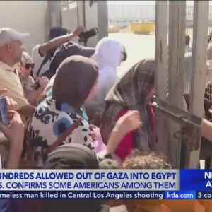 Hundreds of foreign citizens and dozens of injured allowed to flee Gaza
