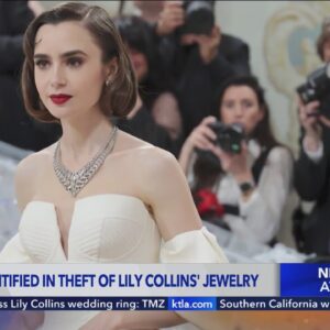 West Hollywood thief allegedly stole actress Lily Collins' wedding ring