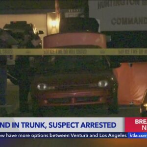 Arizona man arrested after body found in trunk of car in Huntington Beach