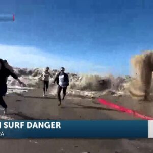 Dangerous high surf conditions lead to multiple search and rescue efforts up and down the ...