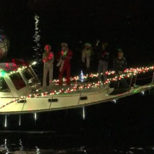 Santa Barbara Harbor gets into the holiday spirit with the 37th Annual Parade of Lights on ...