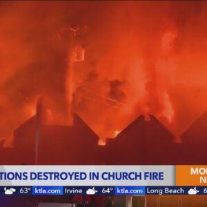 Firefighters step up to help after hundreds of Christmas gifts destroyed in church fire