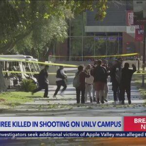 3 killed, 1 hospitalized after shooting on UNLV campus, suspect dead