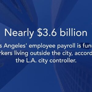 64% of L.A. city employees do not live in city