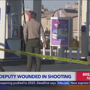 Authorities speak on San Bernardino County sheriff's deputy injured in deadly shootout