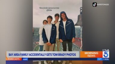 California family's Christmas card photos accidentally swapped with Tom Brady photo