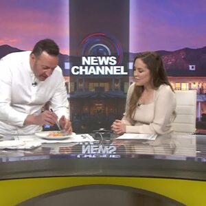 Rosewood Miramar Executive Chef visits Morning News to display special holiday menus