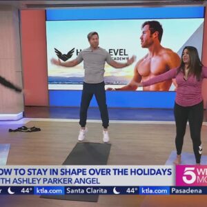 Ashley Parker Angel's Holiday Fitness Tips