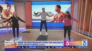 Ashley Parker Angel's Holiday Fitness Tips