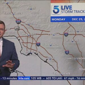 Christmas Day forecast for Southern California
