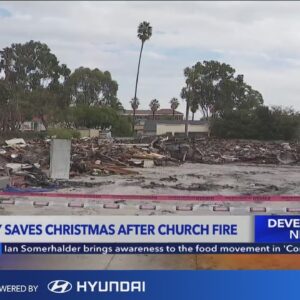 Community saves Christmas after church fire