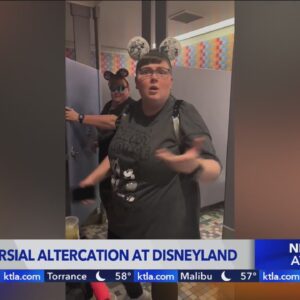Controversial altercation caught on camera Disneyland