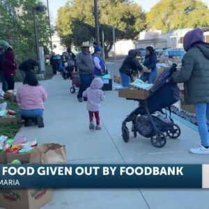 800 Hundred families received free food at the Foodbank of Santa Barbara County’s ...
