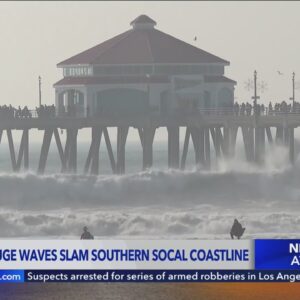 Dangerous waves and flooding threaten Southern California coast