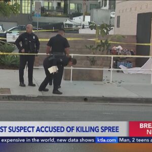 Authorities apprehend suspect in L.A. homeless murders; suspect linked to other homicide