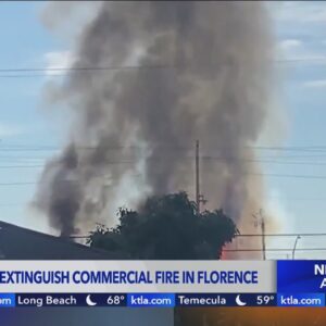 Fire races through commercial building in Florence