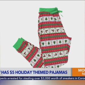 Five Below has $5 holiday-themed pajamas, and they’re going fast