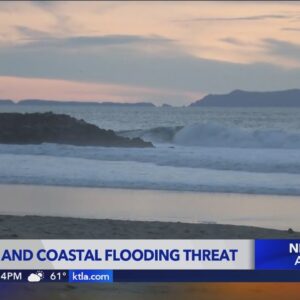 Flood advisory issued as high surf pounds SoCal coast