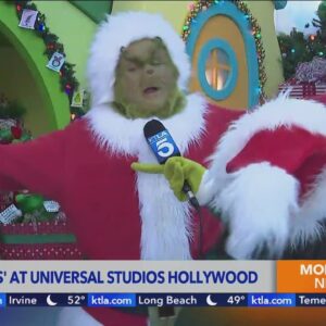 'Grinchmas' comes to Universal Studios in Hollywood