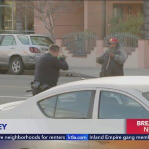 Hatchet wielding suspect shot by L.A. police