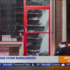 High-end shoe store burglarized in Encino